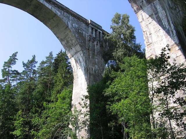 Wiadukty w Stańczykach - Splywy.pl