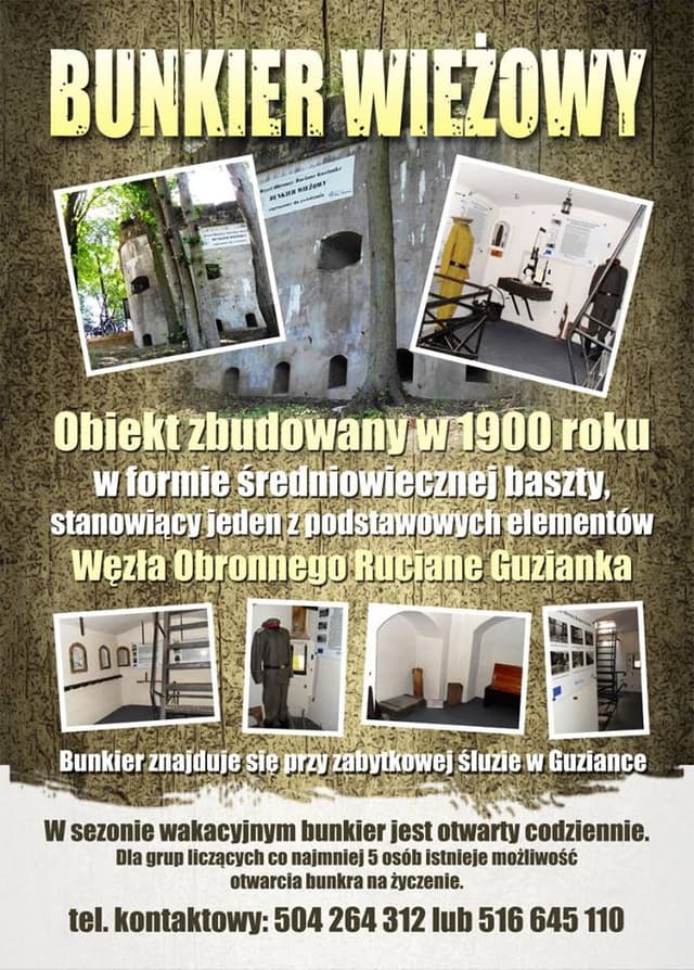 Bunkier wieżowy Guzianka - Splywy.pl