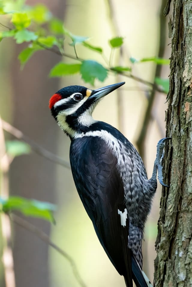 Dzieciol-czarny-w-okolicach-jeziora-Mokrego