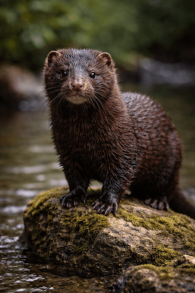 Norka amerykańska -szkodnik na Krutyni
