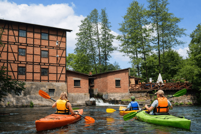 młyn wodny Krutyński Piecek - Krutynia