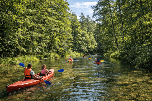 Krutyń - Ukta - szlak rzeki Krutynia