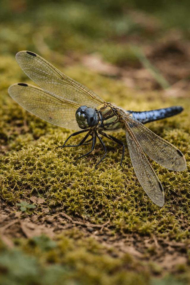 Ważka helikopter nad Krutynią